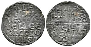 ALFONSO X. Dinero. (1252-1284). Marca de ... 