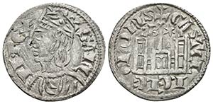 SANCHO IV. Cornado. (1284-1295). Burgos, B y ... 