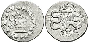 MYSIA, Pergamon. Cistophoro. 135-128 a.C. A/ ... 