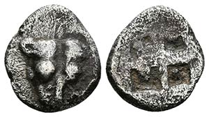 PANTIKAPAION, Bosporos. Obolo. 480-470 a.C. ... 