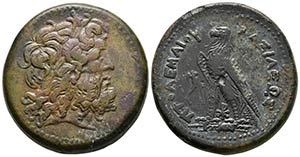 PTOLOMEO III Euergetes. Trióbolo. 246-222 ... 