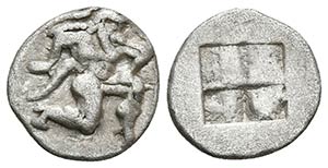 THASOS. Trihemióbolo. 550-463 a.C. A/ ... 