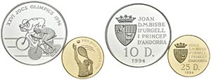 ANDORRA. Set 1993 XXVI JOCS OLIMPICS. ... 