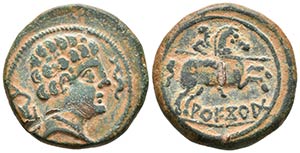 ARECORATAS. As. 150-20 a.C. Agreda (Soria). ... 