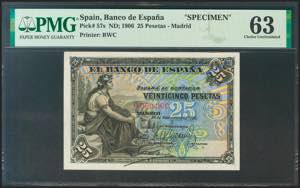 25 pesetas. September 24, 1906. ... 
