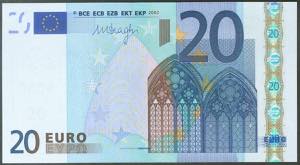 20 Euros. 1 de Enero de 2002. Firma Draghi. ... 