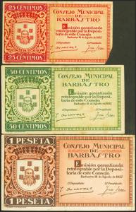 BARBASTRO (HUESCA). 25 Céntimos, 50 ... 