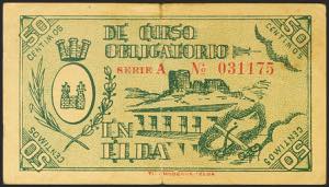 ELDA (ALICANTE). 50 Céntimos. Mayo 1937. ... 