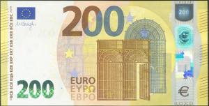 200 Euros. 28 de Mayo de 2019. Firma Draghi. ... 