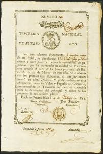 PUERTO RICO. 25 Pesos. 4 de Mayo de 1813. ... 