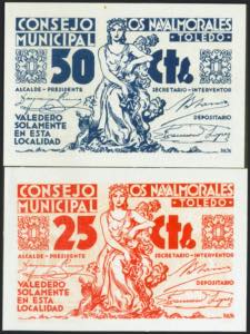 LOS NAVALMORALES (TOLEDO). 25 Céntimos y 50 ... 