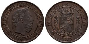 CARLOS VII (1868-1909). 10 Céntimos (Ae. ... 