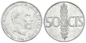 ESTADO ESPAÑOL (1939-1975). 50 Céntimos. ... 