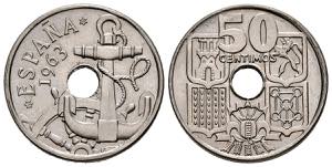 ESTADO ESPAÑOL (1936-1975). 50 Céntimos. ... 