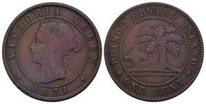 CANADÁ. 1 Cent (Ae. 5,47g/25mm). 1871. ... 