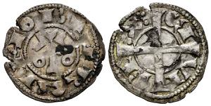ALFONSO II (1164-1196). Dinero (Ve. ... 