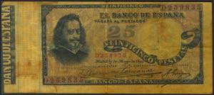 25 pesetas. May 17, 1899. Series D. (Edifil ... 