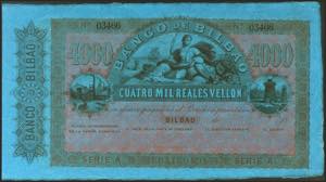 4000 Reales. August 21, 1857. Bank of ... 