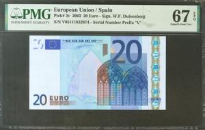 20 Euros. 1 de Enero de 2002. Firma ... 