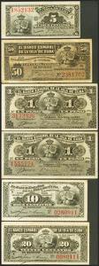 Set of 6 Banknotes of the Spanish Bank of ... 