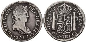 FERNANDO VII (18080-1833). 8 Reales. (Ar. ... 