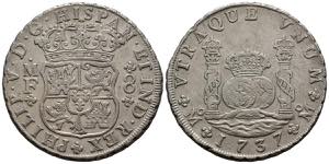 PHILIP V (1700-1746). 8 Reales. (Ar. ... 