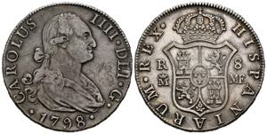 CARLOS IV (1788-1808). 8 Reales. (Ar. ... 