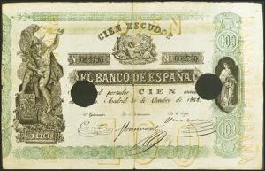 100 Escudos. October 31, 1868. Fake of Time. ... 
