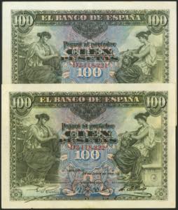 100 pesetas. June 30, 1906. Correlative ... 