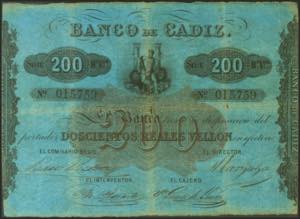 200 Reales. Without date. Issue III. (Edifil ... 