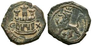PHILIP II (1556-1598). 2 Maravedís (Size ... 