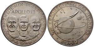 ALEMANIA. Medalla. (Ar. 49,32g/50mm). 1969. ... 