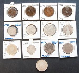 Interesante conjunto de 13 monedas sin ... 