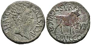 CELSA. As. Epoca de Augusto. 27 a.C.-14 d.C. ... 