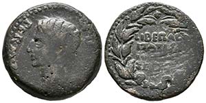 EBORA. As. Epoca de Augusto. 27 a.C.-14 d.C. ... 
