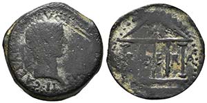 ABDERA. As. Epoca de Tiberio. 14-36 d.C. ... 