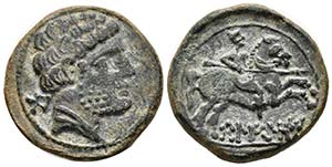 BELIGIOM. As. 120-20 a.C. Belchite ... 