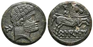 BELIGIOM. As. 120-20 a.C. Belchite ... 