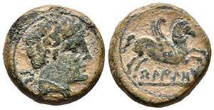 BELIGIOM. Semis. 120-20 a.C. Belchite ... 