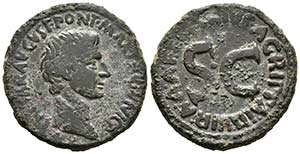 AUGUSTO, P. Lurius Agrippa. As. 7 a.C. Roma. ... 