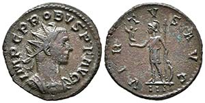 PROBO. Antoniniano. 278-279 d.C. Lugdunum. ... 