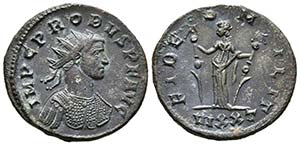 PROBO. Antoniniano. 276 d.C. Ticinum. A/ ... 