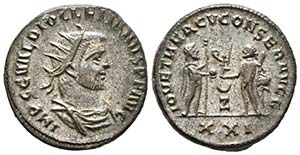 DIOCLECIANO. Antoniniano. 285-293 d.C. ... 