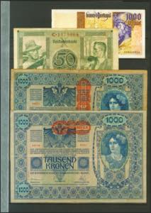 (1902ca). Set of 3 banknotes from Germany ... 