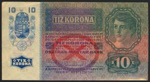 AUSTRIA. 10 Kronen. 1915 (1919). ... 