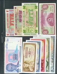 WORLD. Set of 100 banknotes from worldwide ... 