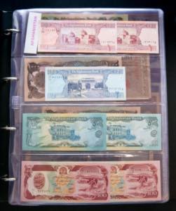 Interesting set-collection of banknotes from ... 