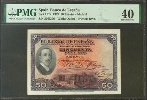 50 pesetas. May 17, 1927. No ... 