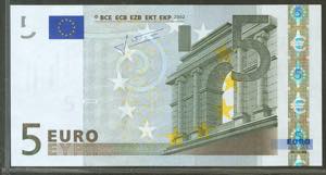 5 euros. January 1, 2002. Signature Trichet. ... 