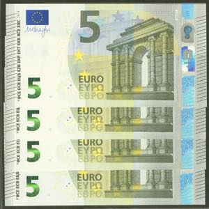 5 Euros. 2 de Mayo de 2013. Cuatro billetes ... 